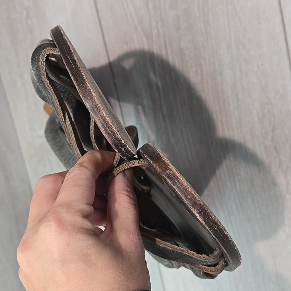 Farylrobin By Free People Women Gladiator Hobo boho Leather Sandals shoes sz 9 - Picture 5 of 10